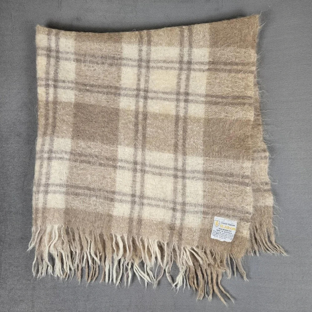 Loch Maree St. Albans Pure Mohair Pile Throw Made in Australia 48